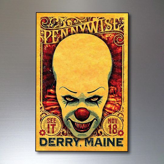 Vintage Classic Horror movie film magnets