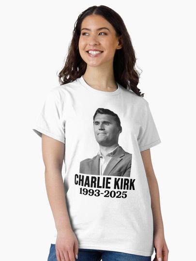Rest In Peace Charlie Kirk Classic T-Shirt, Memory Charlie Kirk, Rip Charlie Kirk T shirt
