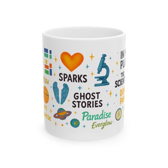 Coldplay-Inspired Ceramic Mug, Retro Music Mug,Coffee Mug for Coldplay Fans