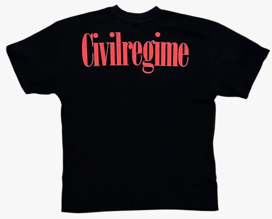 Civil Regime X Dragon Ball Z Red Oversized T-Shirt
