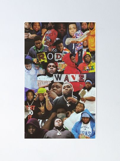 Rod Wave Poster Unique Music Print for Living Room