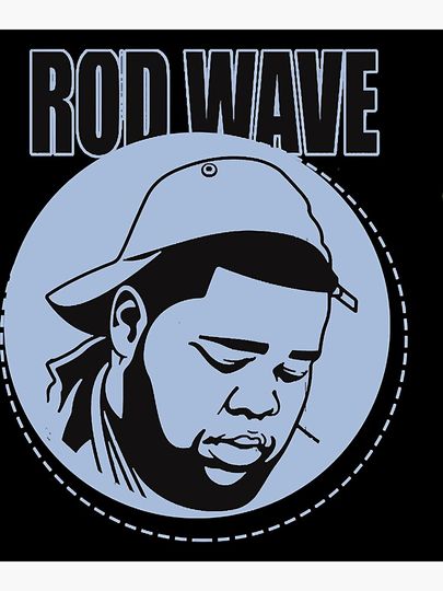 Rod Wave Poster Bedroom Art Print for Music Fans
