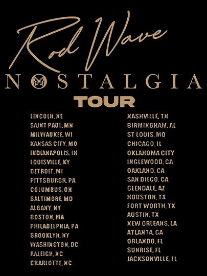 Retro Rod Wave Nostalgia Tour Poster