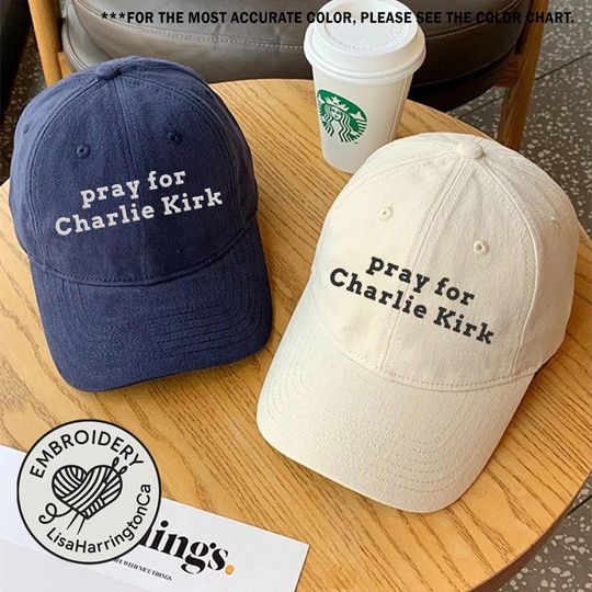 Pray For Charlie Kirk Hat, Embroidered Prayer Support Hat, Support Charlie Kirk Cap,Faith Hope Dad Hat, Political Activist Hat,Christian Cap