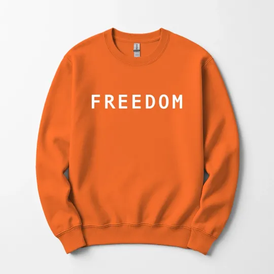 Freedom Charlie Kirk Sweatshirt Unisex Patriotic US Love America