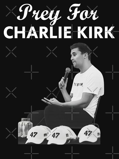 Pray For Charlie Kirk Rest In Peace Support Tribute Pullover Sweatshirt