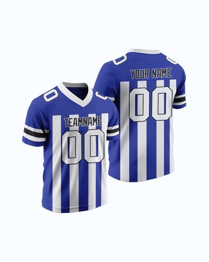 Custom Stitched or Heat Press Rugby Jersey Personalized Name and Number Breathable Mesh for Team Sports Training and Game Day