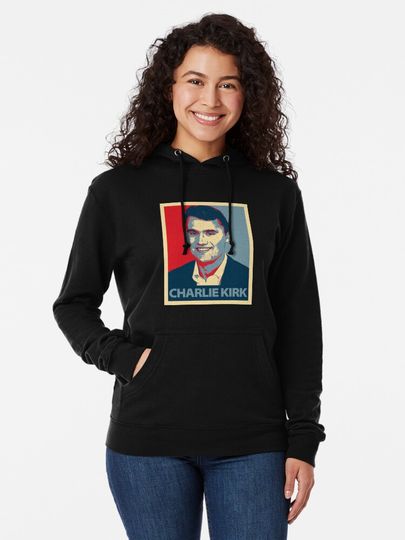Charlie Kirk Lightweight Hoodie
