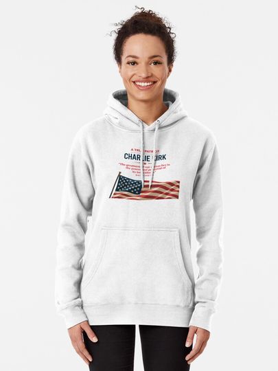 Charlie Kirk Memorial Pullover Hoodie