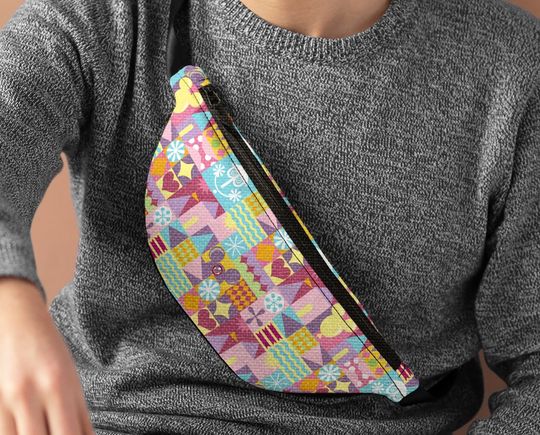 Popcorn Bucket inspired Cross Fanny Pack