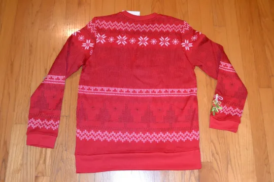 "Where's The Mistletoe?" Ugly Christmas Sweater Mad Engine Women's