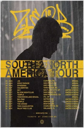 Tour 2025 Zerb Poster Premium Matte Vertical