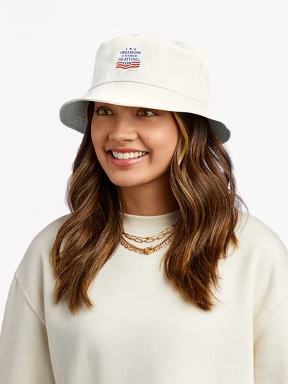 Freedom Is Worth Fighting For charlie kirk Bucket Hat