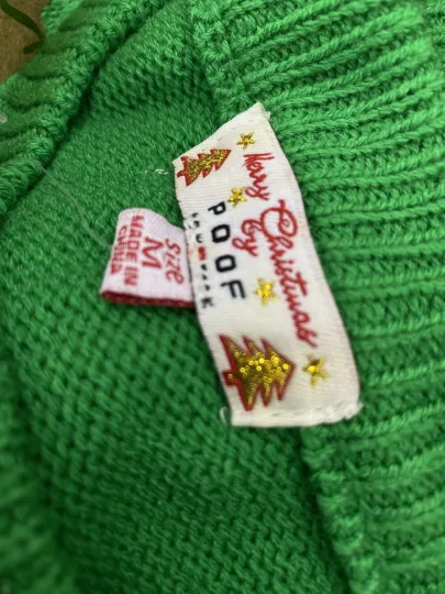 Ugly Christmas Sweater Gnomes - Med - Merry Christmas by Poof