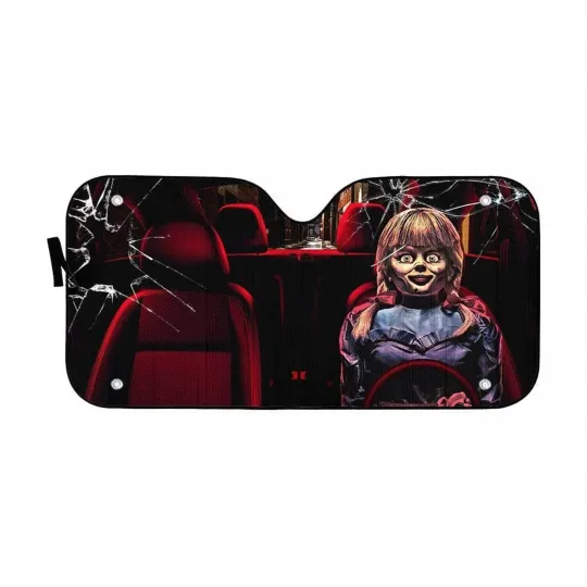 Annabelle Car Sunshade  Annabelle Horror Halloween Movie Car Auto Sunshade Car W