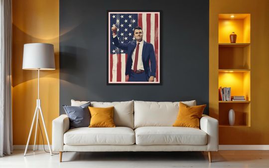 Charlie Kirk Tribute Poster - American Freedom