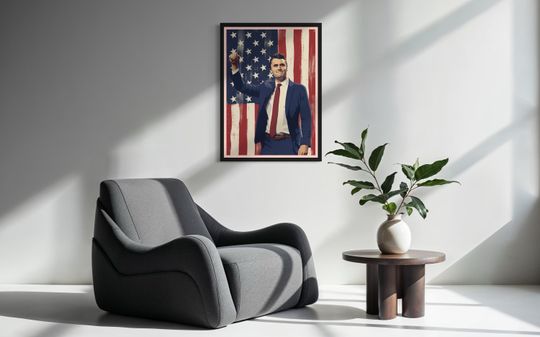 Charlie Kirk Tribute Poster - American Freedom
