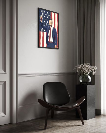 Charlie Kirk Tribute Poster - American Freedom