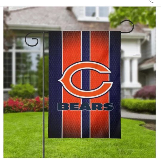 Chicago Bears Football Yard Flag
