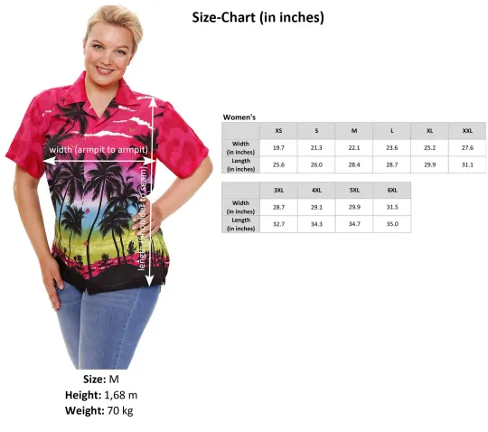 Funky Hawaiian Blouse Christmas Flying Hats Holiday Shirt