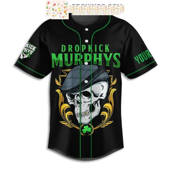 Dropkick Murphys Music Love Personalized Baseball Jersey