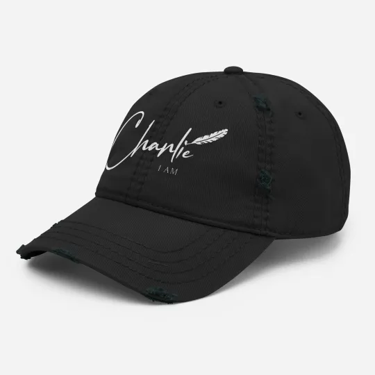 Charlie Kirk freedom Hat Unisex Distressed Cap