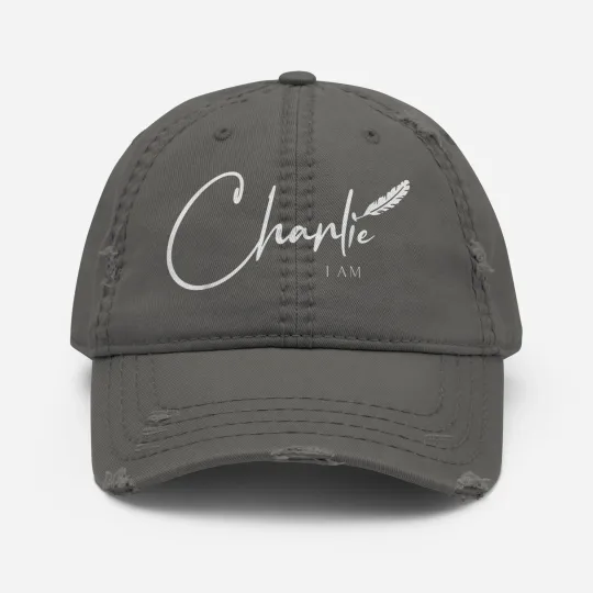 Charlie Kirk freedom Hat Unisex Distressed Cap