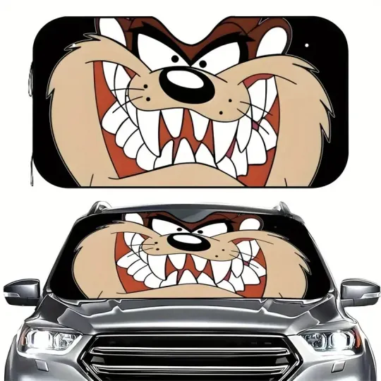 WB Looney Tunes Tasmanian Devil Car Sunshade