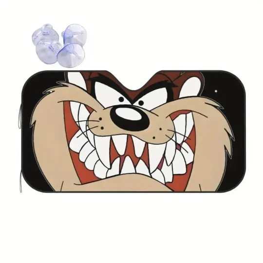 WB Looney Tunes Tasmanian Devil Car Sunshade