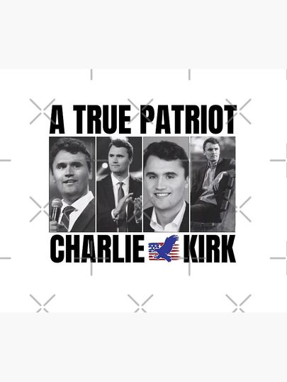 Charlie Kirk A True Patriot Blanket