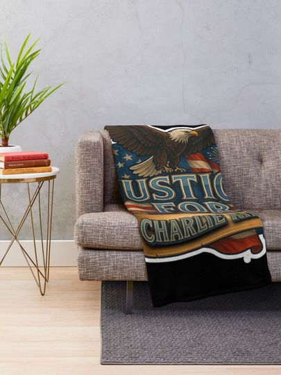 Justice For Charlie Kirk Blanket