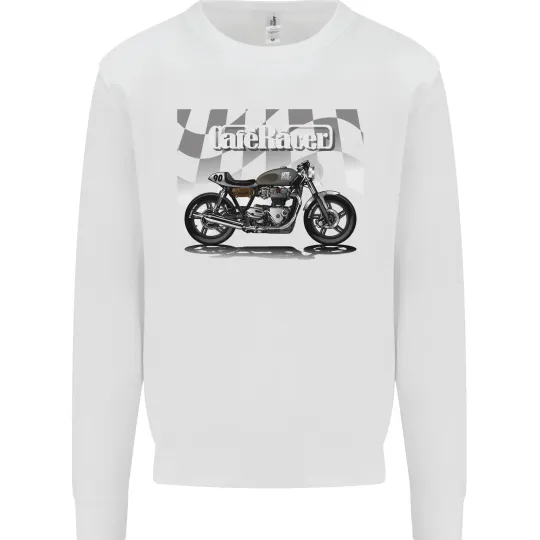 Cafe Racer Motorcycle Biker Men's Sweatshirt