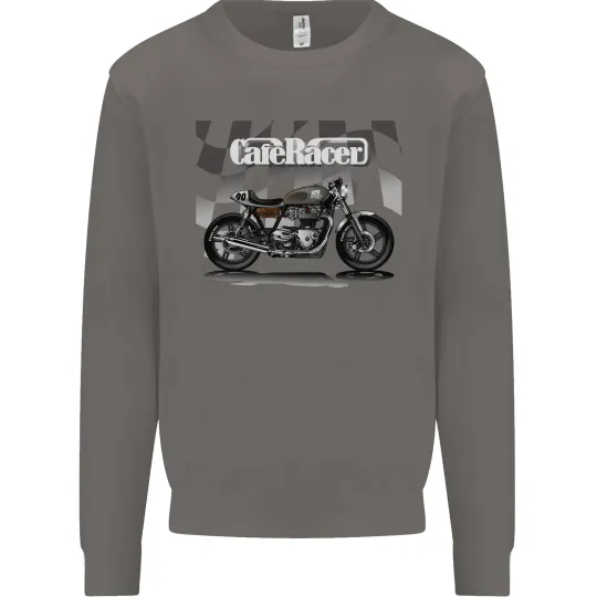 Cafe Racer Motorcycle Biker Men's Sweatshirt