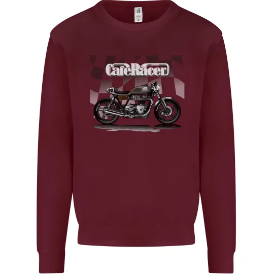 Cafe Racer Motorcycle Biker Men's Sweatshirt
