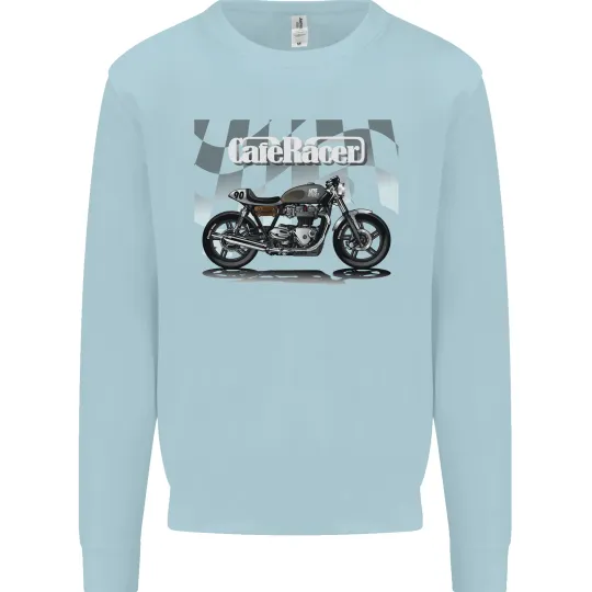 Cafe Racer Motorcycle Biker Men's Sweatshirt