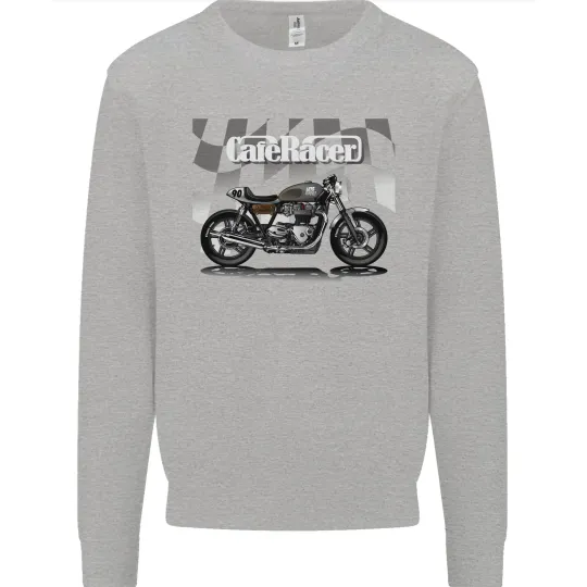 Cafe Racer Motorcycle Biker Men's Sweatshirt