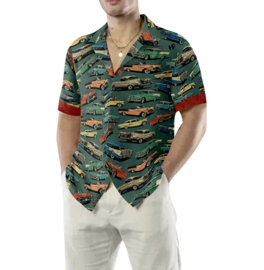 Classic Vintage Car Hawaiian Shirt