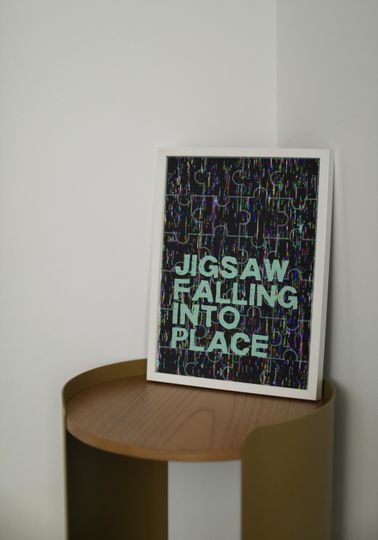Jigsaw Falling Into Place Radiohead Poster | Radiohead Poster