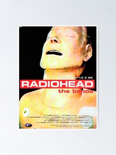Radiohead Poster Rock Band Music Tribute Wall Artwork