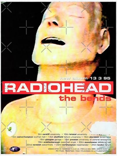 Radiohead Poster Rock Band Music Tribute Wall Artwork