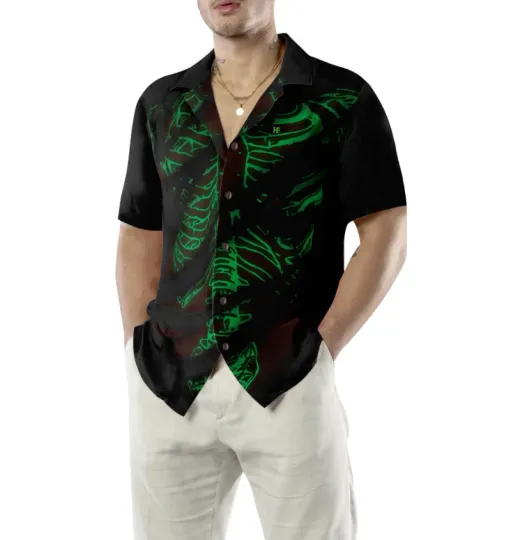 Horror Skeleton Halloween Hawaiian Shirt