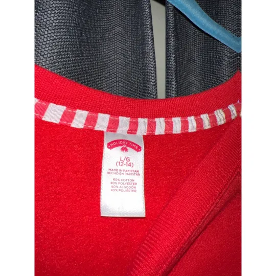 Ugly Christmas Sweater Sweatshirt Xmas Size Large