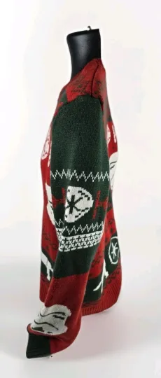 Junk Food Star Wars Storm Trooper Ugly Christmas Sweater Size Medium EUC