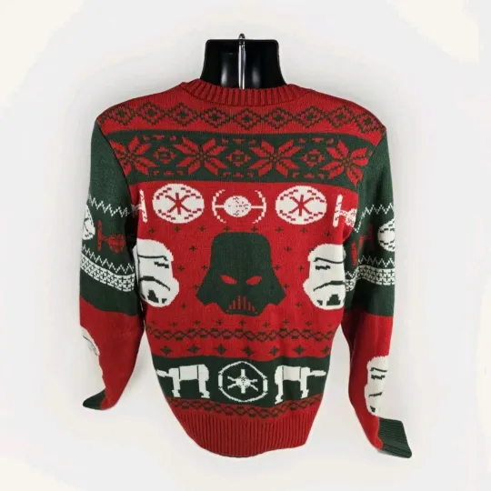 Junk Food Star Wars Storm Trooper Ugly Christmas Sweater Size Medium EUC