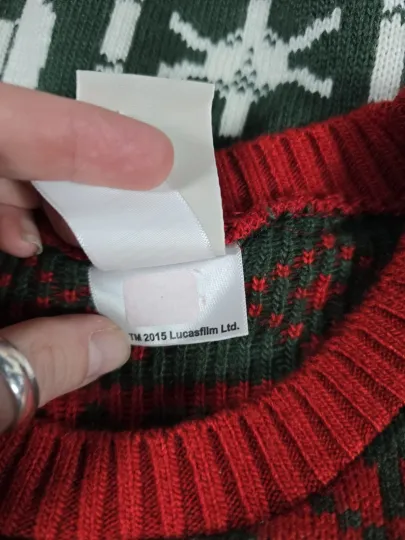 Junk Food Star Wars Storm Trooper Ugly Christmas Sweater Size Medium EUC