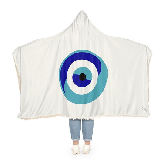 Eye Swirl Hooded Snuggle Blanket