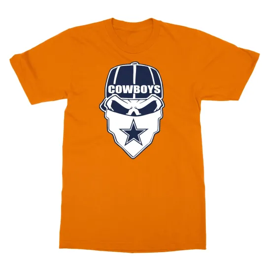 Dallas Cowboys Skull Fan Men's T-Shirt