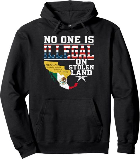 No One On Stolen Land Mexican Design Unisex Hoodie