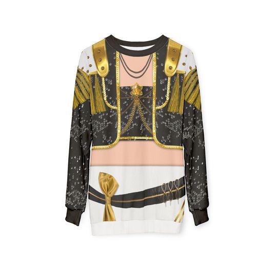 Black Gold Kpop Outfit, K-Pop Long Sleeve Cosplay, Idol Stage Performance Costume