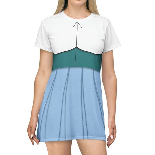 Thumbelina Short Sleeve Dress, Tiny Angel Inspired Costume
